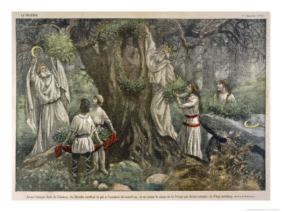 Druids and Oak Tree