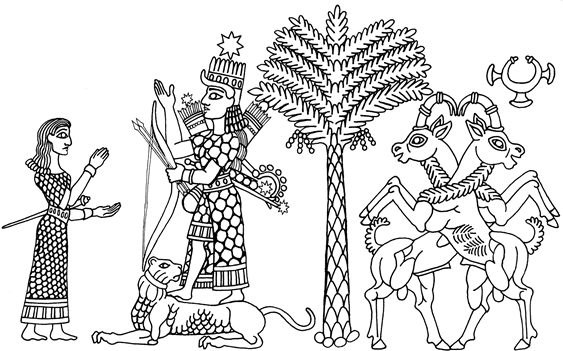 The Descent Of Ishtar Into Hades Gnostic Warrior By Moe Bedard