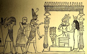 Amon Ra crook and staff,