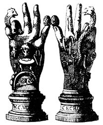 Hand of the mysteries in Antiquitas explanatione et schematibus illustrata