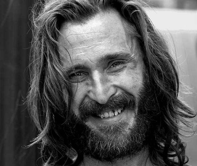 Homeless man