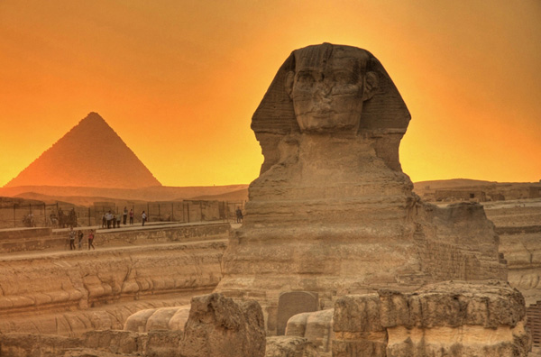 Sphinx sunset