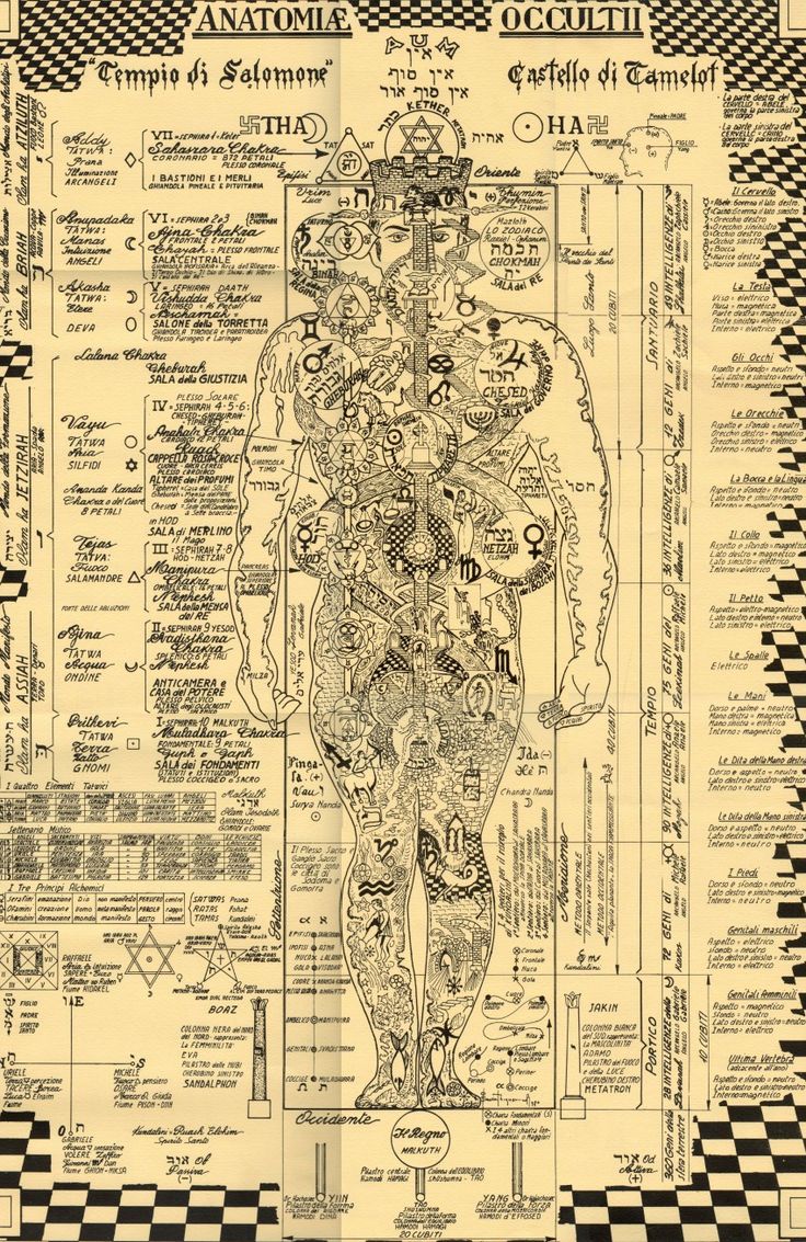 Occult anatomy of the human figure