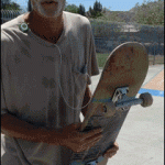 Old man skater