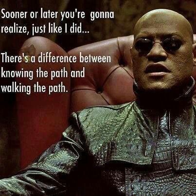 Quote – walk the path