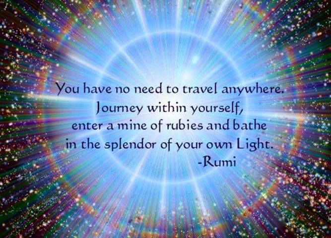 Quote rumi journey within