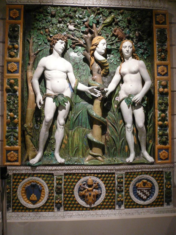 Serpent and eve Giovanni della Robbia