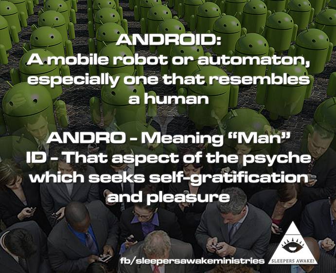 Quote – Are we becoming a planet of androids