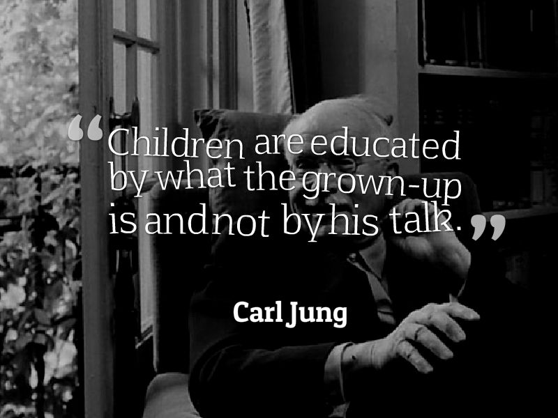 Carl Jung quote on children