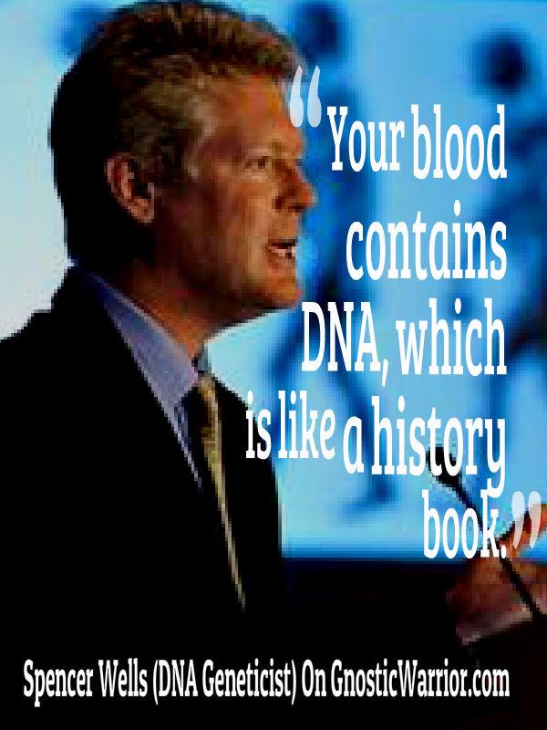 your blood contains dna