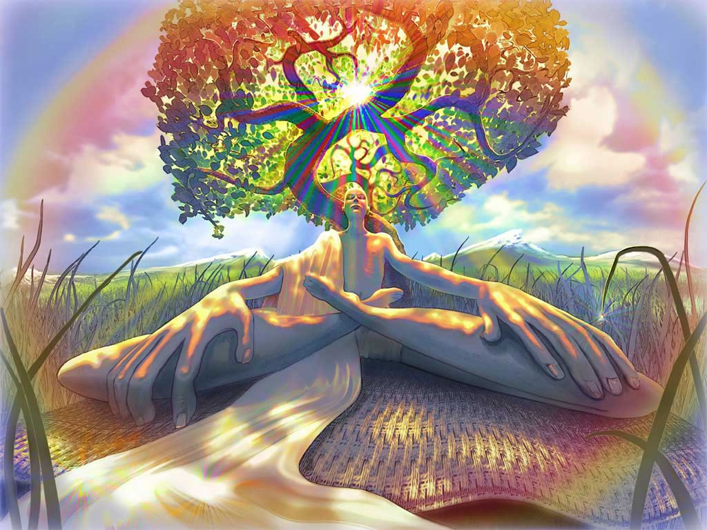 cosmic tree man
