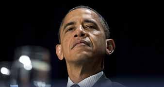 President Barack Obama listens to offerings of prayers at the National Prayer Breakfast in Washington, Thursday, Feb. 7, 2013. (AP Photo/Manuel Balce Ceneta)