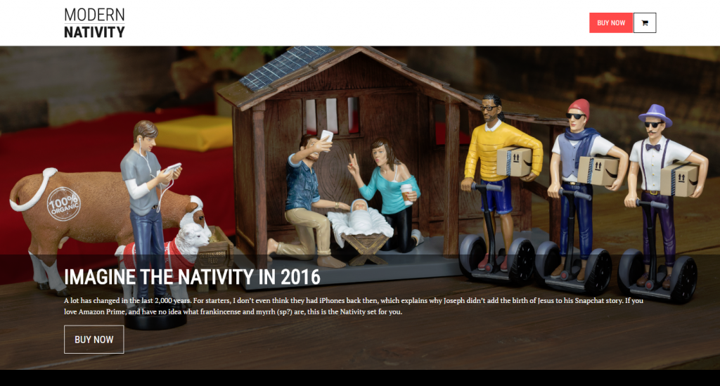 Jesus Criminy: A Hipster Christmas Nativity Set