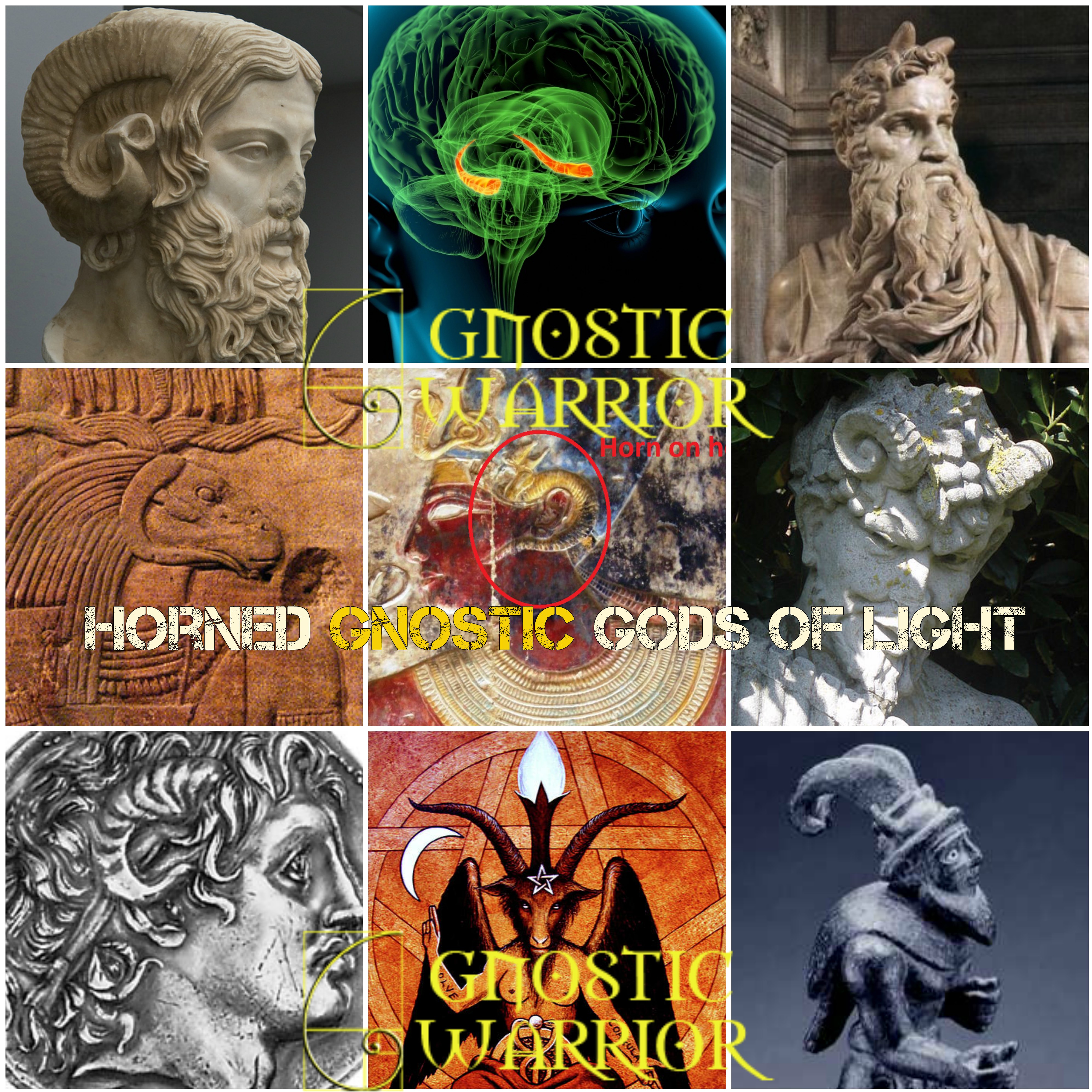3RD Eye – Horned Gods Collage