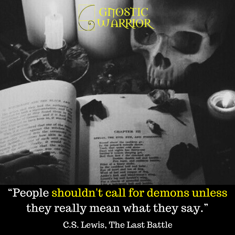 Quote on demons cs lewis