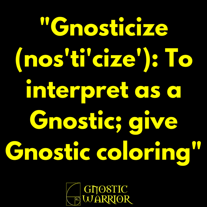 Quote – Gnosticize