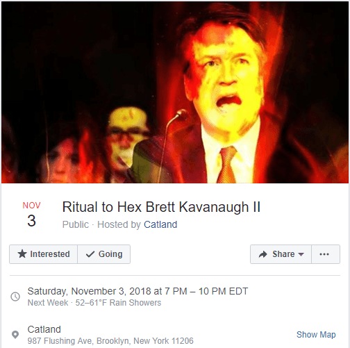 Ritual to Hex Brett Kavanaugh II