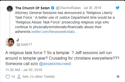 Satan Tweets