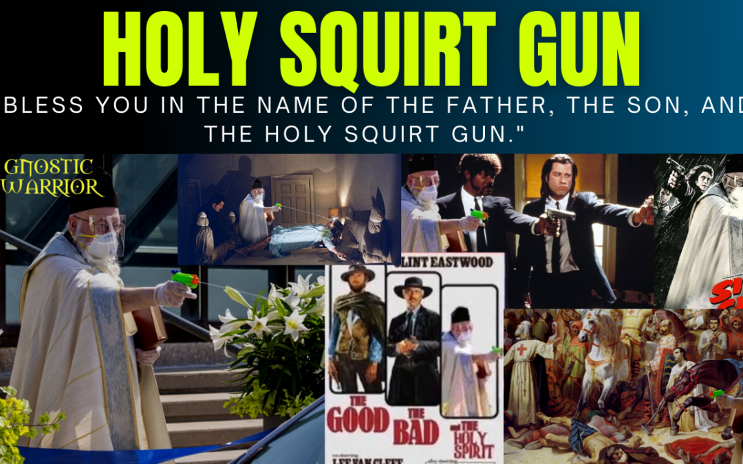 Holy Squirt Gun: Priest Uses Squirt Gun to Spray Holy Water on Faithful During the Pandemic
