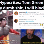 Tom Gree say dumb shit