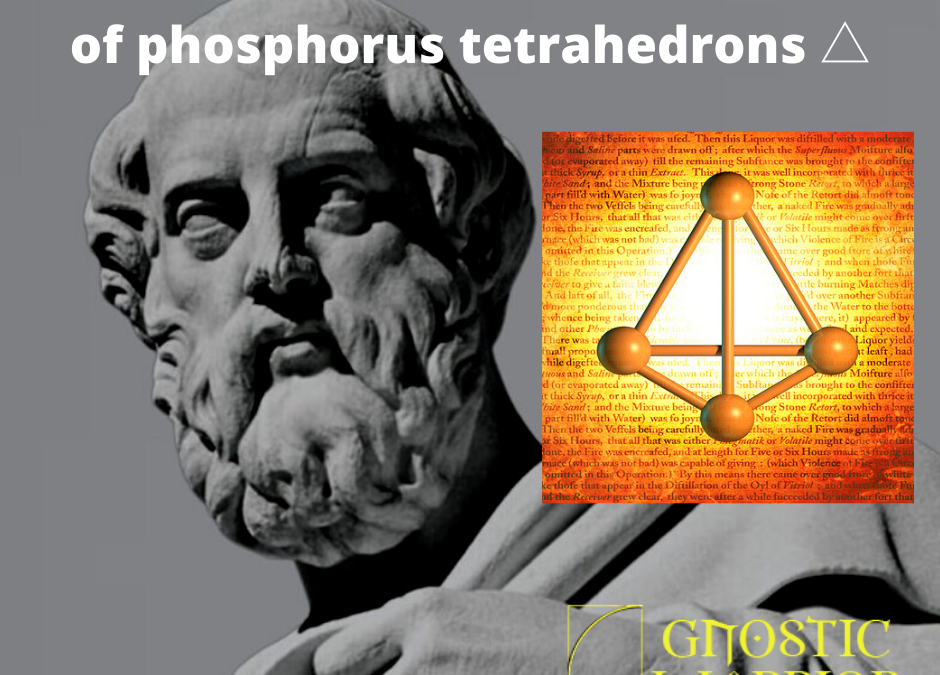 Plato’s Fire: How the world is made of phosphorus tetrahedrons
