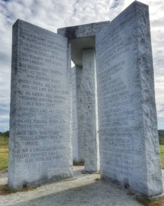 The Georgia Guidestones: What the 10 guidelines say and the plan for depopulation